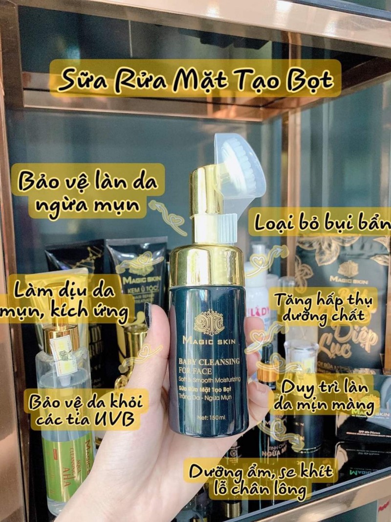 SỮA RỬA MẶT TẠO BỌT MAGICSKIN