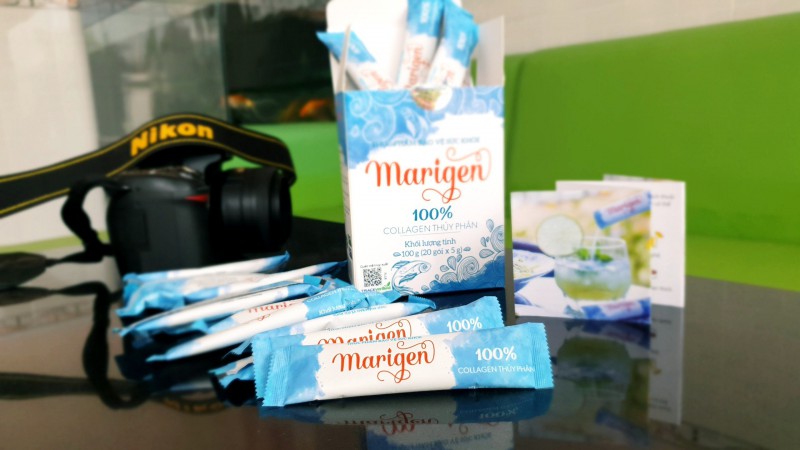 Collagen Đồng Tháp 100% thuỷ phân nguyên chất Marigen