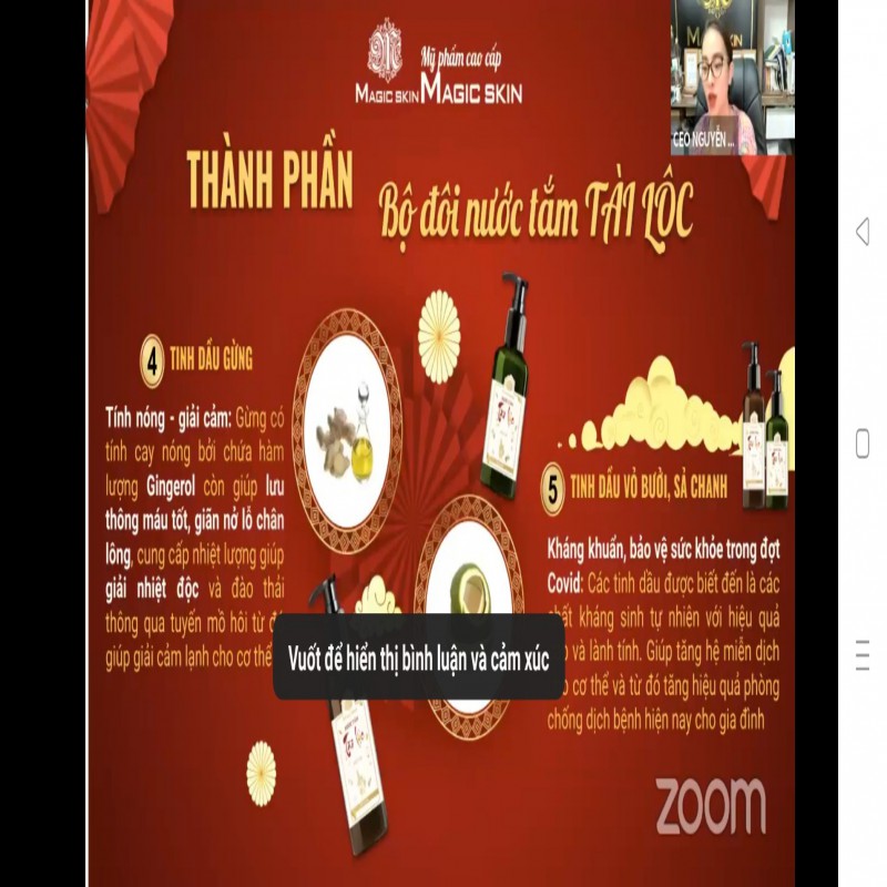 NƯỚC TẮM TÀI LỘC- MAGIC SKIN