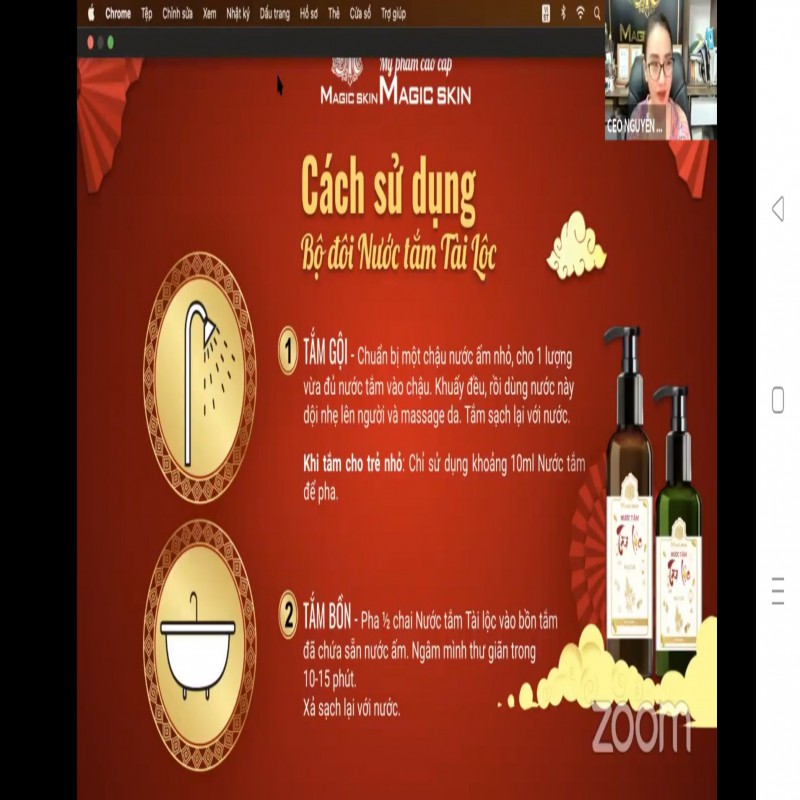 NƯỚC TẮM TÀI LỘC- MAGIC SKIN