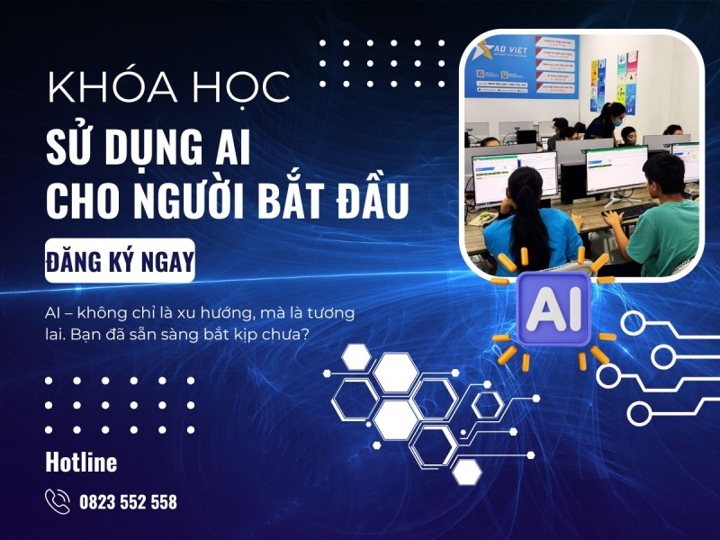 Khóa học sử dụng AI