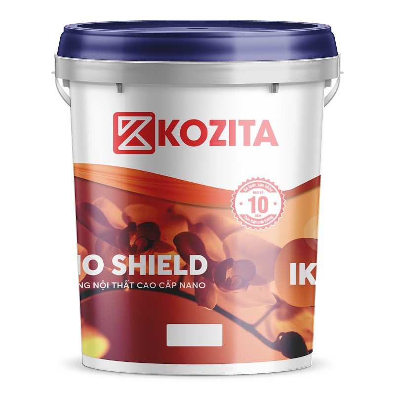 NANO SHIELD - IK6 :  Sơn Siêu Bóng nội thất Nano