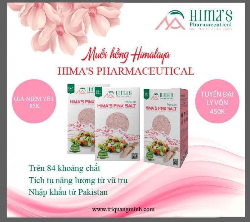COMBO 4 HỘP MUỐI HỒNG HIMALYA TT 200000 VND + 140000SP