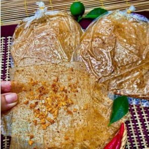 BÁNH TRÁNG XÌ KE MUỐI TỎI ( 10 Bọc )