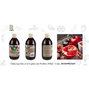 Dấm lựu hữu cơ