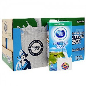 Thùng 12 hộp sữa cô gái hà lan 1lít
