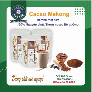 Combo 4 gói Cacao Nguyên chất 100GR - Quà tặng cho sức khỏe
