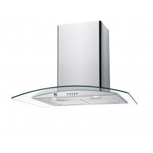 Máy Hút Mùi kính cong phím cơ Curved B 70cm