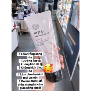 sữa rửa mặt gạo hồng The Face shop