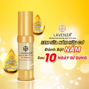 KEM SỮA NÁM HỮU CƠ ORGANIC MILK CREAM LAVENZA 20ML