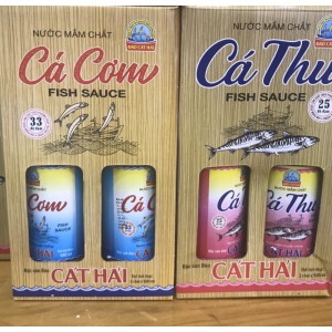 Nước Mắm chất cá cơm _cá thu ( 1000ml / cặp )