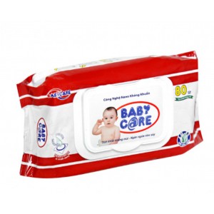 Khăn giấy ướt Babi hộp 80 tờ