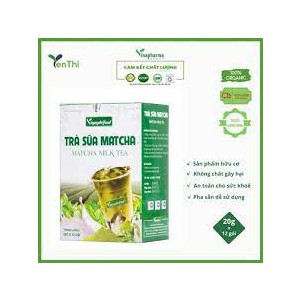 Trà sữa Matcha VINANUTRIFOOD, Hộp 20g x 12 gói