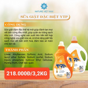 SỮA GIẶT ĐẶC BIỆT CÔNG NGHỆ SINH HỌC YTP 3.2KG